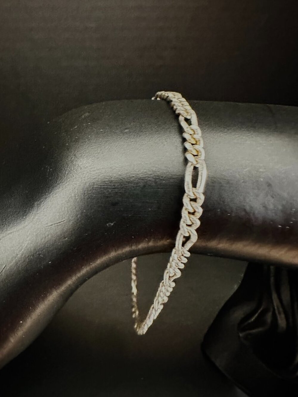 Italian Sterling Silver Figaro Link Bracelet – 8” | 6g | CDI